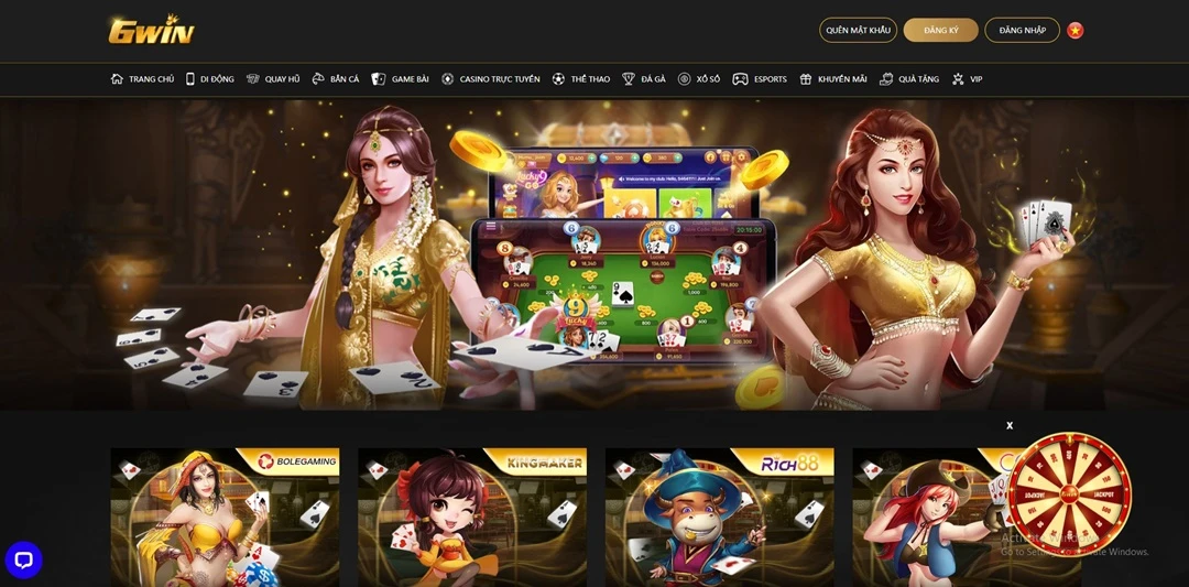 Gwin Chơi game bài trên điện thoại dễ dàng