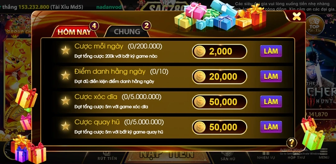 Tham gia ngay cổng game bài Sao789 nhận tiền tỷ nào