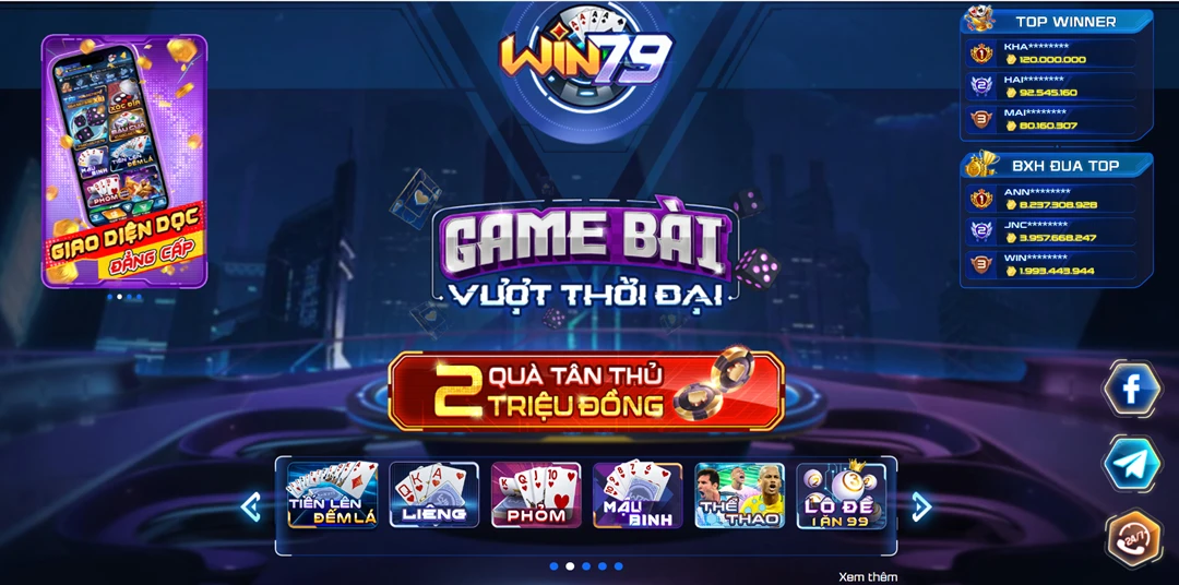 Win 79 Sân chơi bài liêng đổi thưởng uy tín